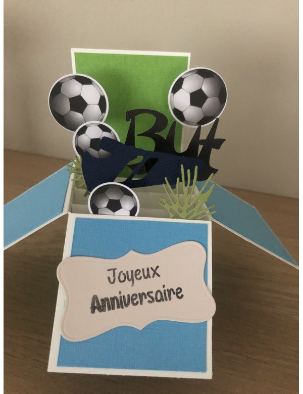 Kit 2 cartes Joyeux anniversaire foot